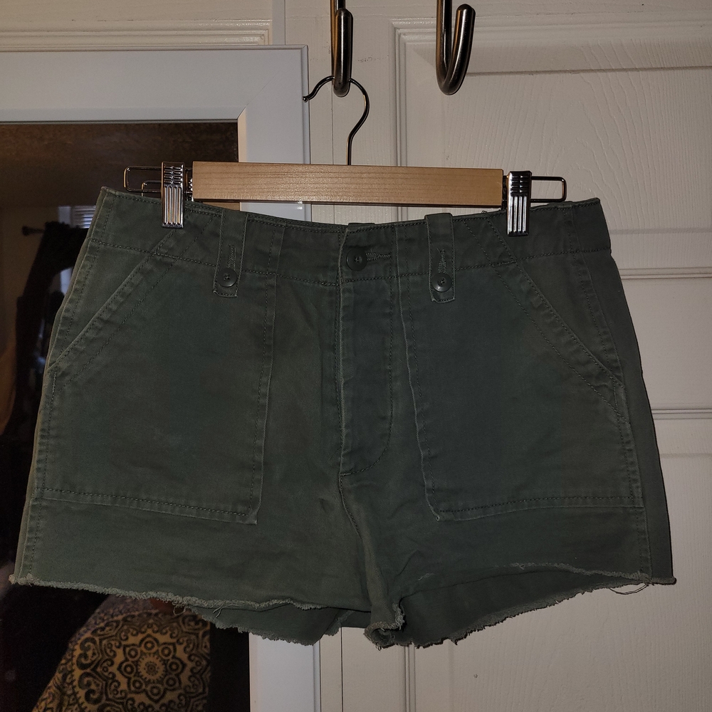 Forever 21 Forest Green Women's Cargo Shorts